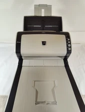 Fujitsu FI-6230Z Full Color Scanner Scanning Bed Works Feeding Tray No Cords