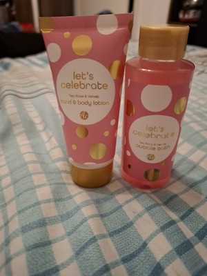 Lets Celebrate Set  Accentra | bubble bath / hand & body lotion | NEU&Unbenutzt
