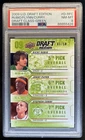 2009-10 Upper Deck Draft Jonny Flynn Ricky Rubio Stephen Curry Green #/50 PSA 8