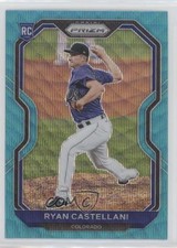 2021 Panini Prizm Teal Wave Prizm Ryan Castellani #91 0l8p