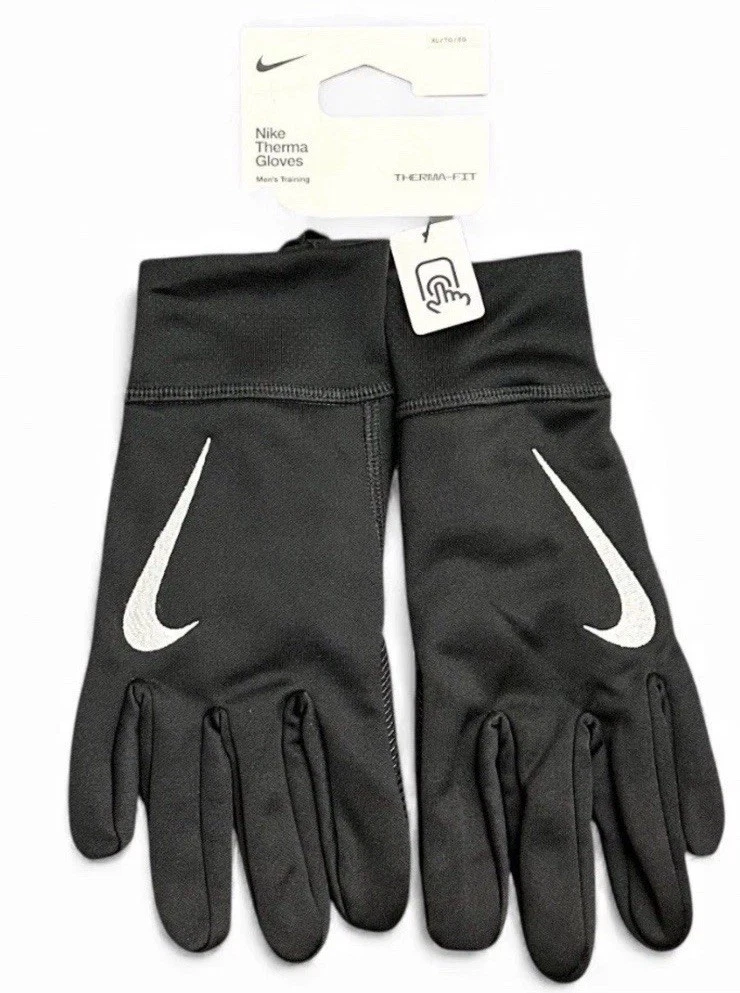 Nike Therma Fit Training Gloves Men’s Size XL Athletic Lightweight Black NWT