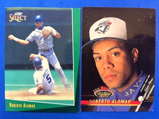 Roberto Alomar 1993 Score Select & 1993 Topps Stadium Club - Blue Jays