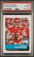 2019 SPORTS ILLUSTRATED SI FOR KIDS 5 #842 PATRICK MAHOMES PSA 10 GEM MINT POP 3