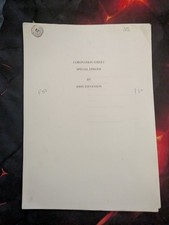 Coronation Street Script - Curly/Raquel two hander. Writer copy. Ep 4745a 2/1/00