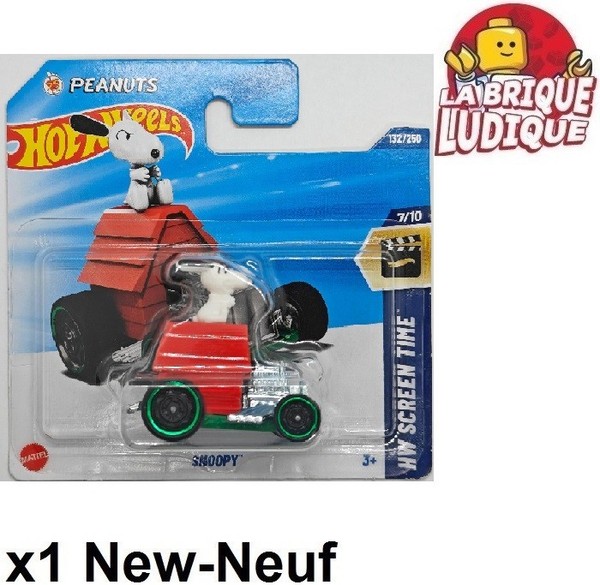 Hot Wheels Hw Screen Time Snoopy Peanuts Nische Hund Dog 132/250 7/10 HYW62 Neu-image