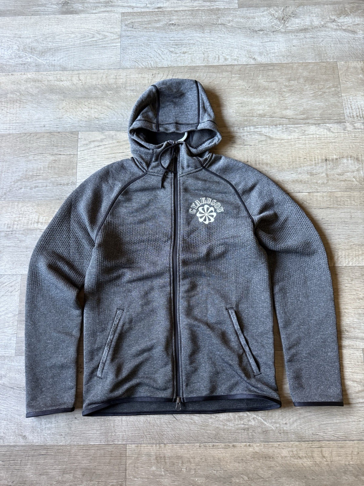Nike Gyakusou Undercover Running Hoodie Mens M Jun Takahashi Gray CD7145-010 (91