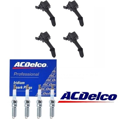 Ignition Coil & Acdelco Iridium Spark Plug Kit for Chevy Equinox Malibu Cruze