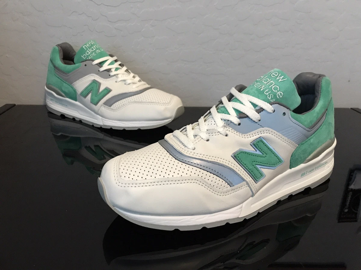 New Balance 997 M997CMA Made In The USA White Mint Green Fieg