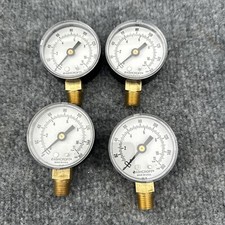 Lot of 4 - Ashcroft 160 PSI Gauge 20W1005H02L160 2  Dial 1/4  Bottom Mount New