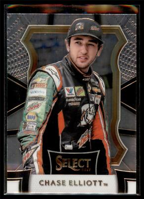 2017 Panini Select Racing NASCAR Base Set Grandstand #55 Chase Elliott Quantity