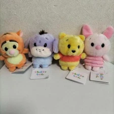  Pooh & Friends Urupocha Chan Plush Poof Tigger Eeyore PigletDisney Store Japan 