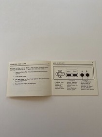 WIN, LOSE OR DRAW (Nintendo NES) Original Instruction Manual