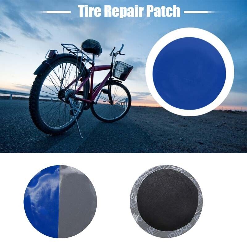 100pcs 45mm Tire Repair Patch Tubeless Car Round Radial Puncture Cold