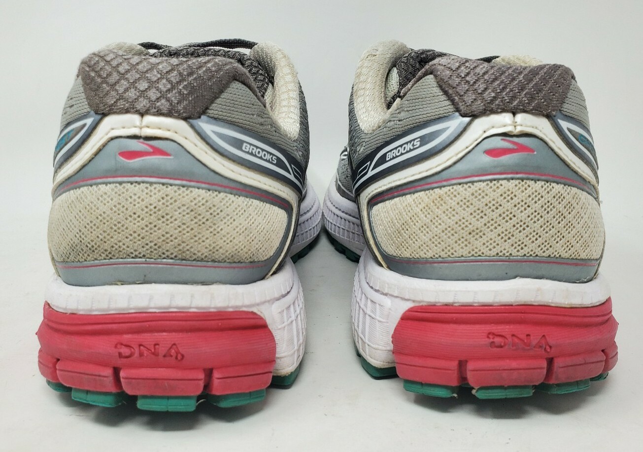 Brooks Ghost 8 Womens Running Shoes Charcoal Violet Pink US 10.5 B thumbnail 9