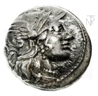 Ancient Rome Republic (PLUTIA) Denarius Roma-Dioscuri