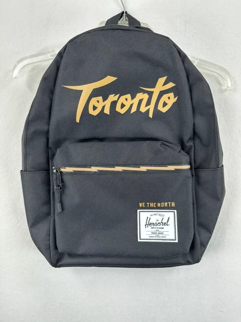 Toronto Raptors Herschel supply Classic Back Pack Black Gold NEW ...