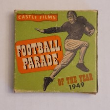 Vintage Castle Films Football Parade Of The Year 1949 8mm Film Complete Edition