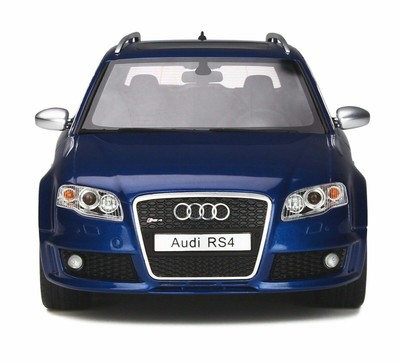 Audi RS4 Avant B7 Sepang Blue 2005 – OttoMobile OT785 1/18 (Résine, Limitée 999 Pcs, Neuf)