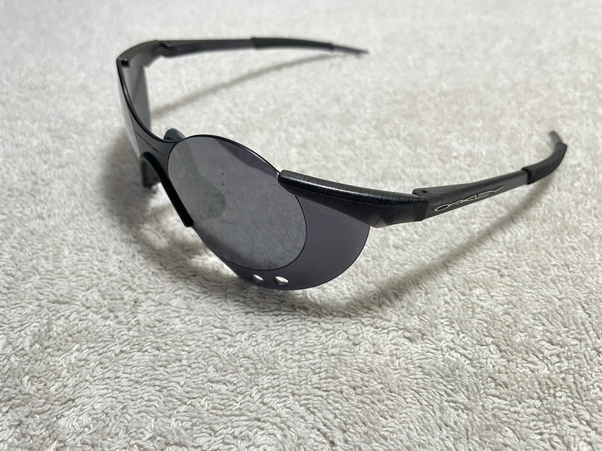 Oakley Zero 0.3 Sleet Sunglasses - Black Iridium - VERY NICE | eBay