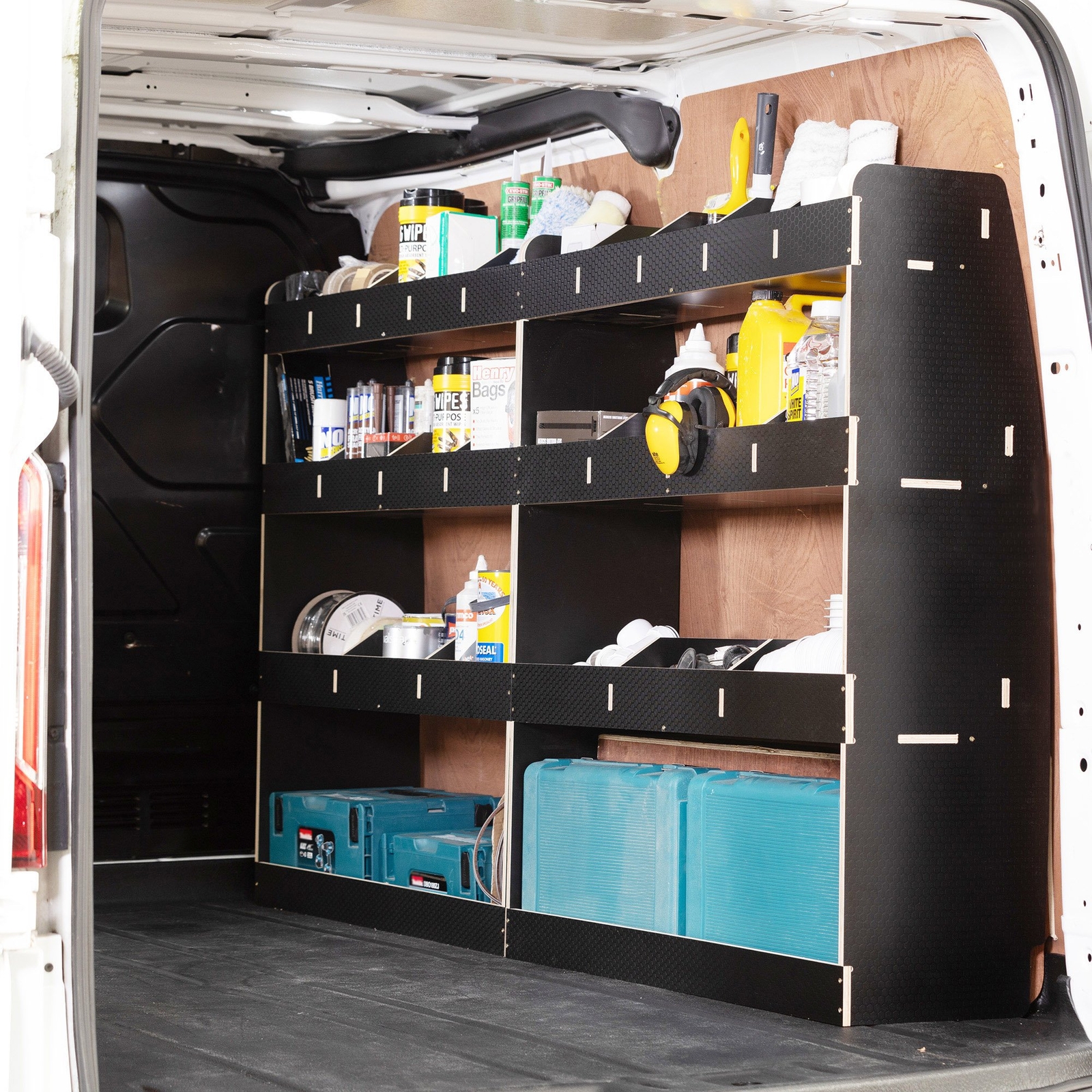 Citroen Dispatch L3 (XL) 2016+ Full Driver Side HEXABOARD Van Racking Shelving