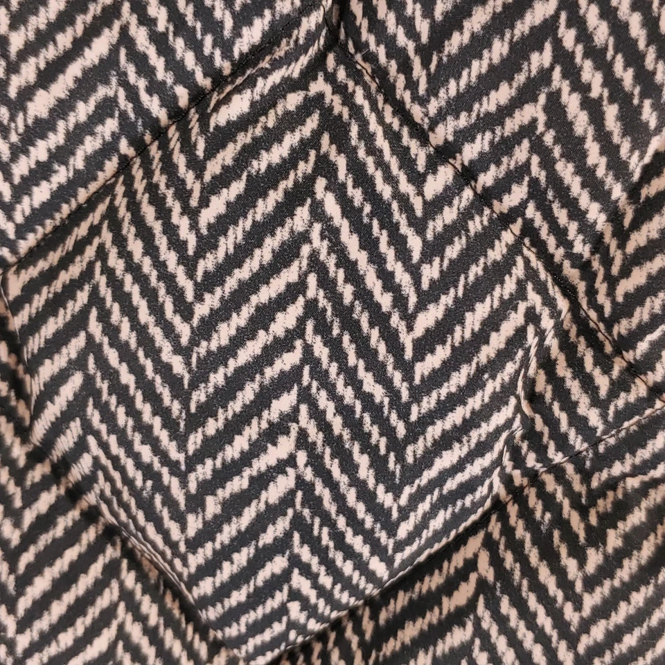 Chaleco acolchado J Crew para mujer S acolchado espiga plumón de ganso marrón bolsillo aislante Foto 4 de 4