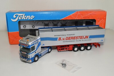 A5 66 1:50 TEKNO SCANIA 144L B. V. GERESTEIJN TRUCK WITH BULK TRAILER MIB