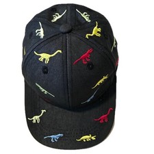 Boutique Kids Dinosaur Baseball Cap Sun Protection Embroidered Colorful Size 1-4