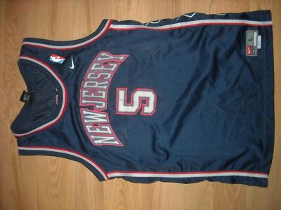 VTG YOUTH SIZE L JASON KIDD 5 NEW JERSEY NETS BASKETBALL JERSEY