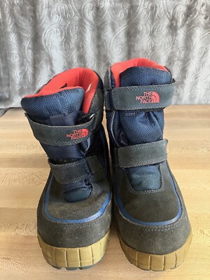 The North Face HydroSeal (Waterproof) Winter Boot Red Blue Boys 