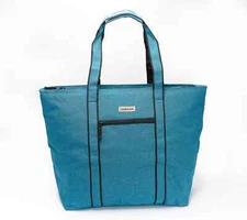 LocknLock XL Insulated Cooler Bag w/ Handles & Pocket-Teal K86684 NEW