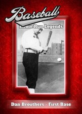 Dan Brouthers - Home Run Legends - BP Historical Vintage Card