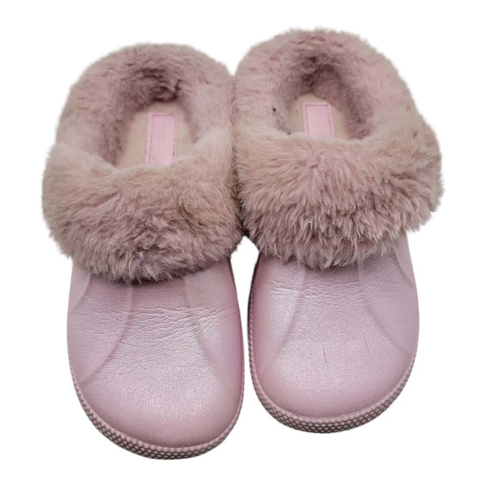 Madden девочка туфли девочек размер 11 розовый искусственного меха без шнуровки блестящий зимние сабо мулы  - Изображение 3 из 4