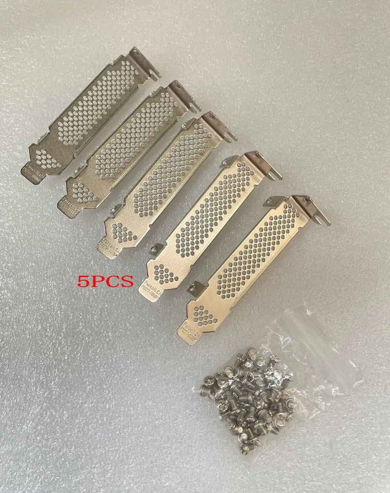 5pcs Low Profile Bracket for IBM M5015, M1015, LSI 9260-8i HP P400 P410 and more - Image 2 of 4