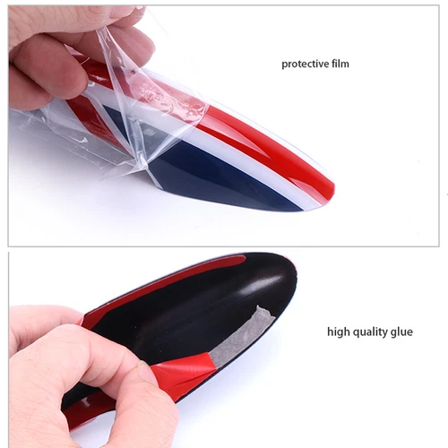 Door Handle Covers Trim Union Jack For Cooper S JCW R55 R56 R57 R58 R59 R60 R61 - Picture 5 of 5