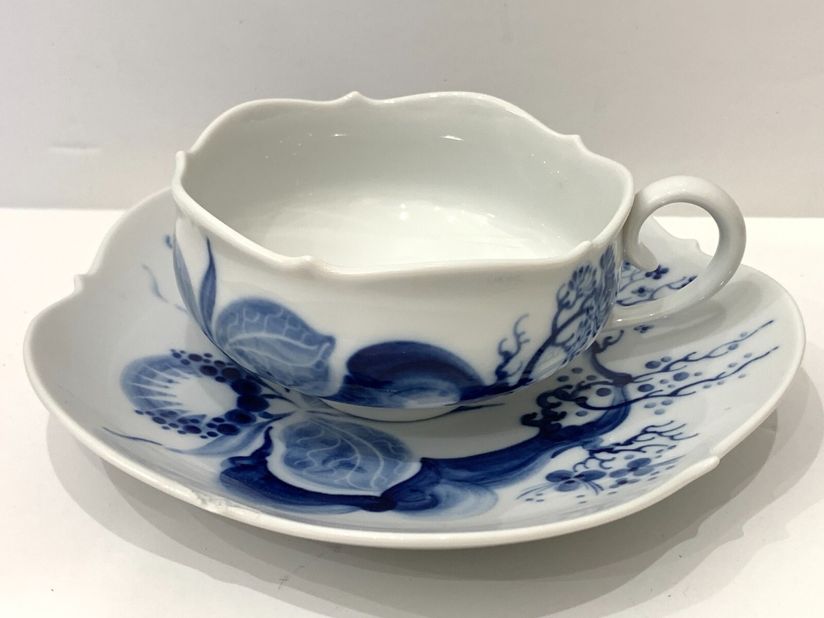 Meissen blue orchid teacup and saucer | eBay