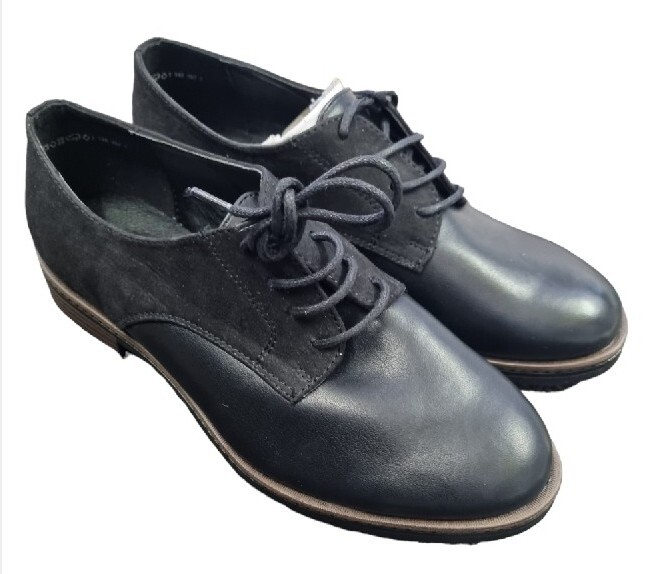 Graceland Girls Black Lace Up Brogues Size EU 36 REF U/355