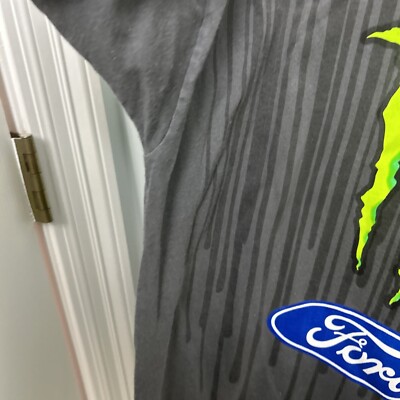 Y2K 2000s x DC x Ford Block 43 Motocross Jersey Shirt Size Large