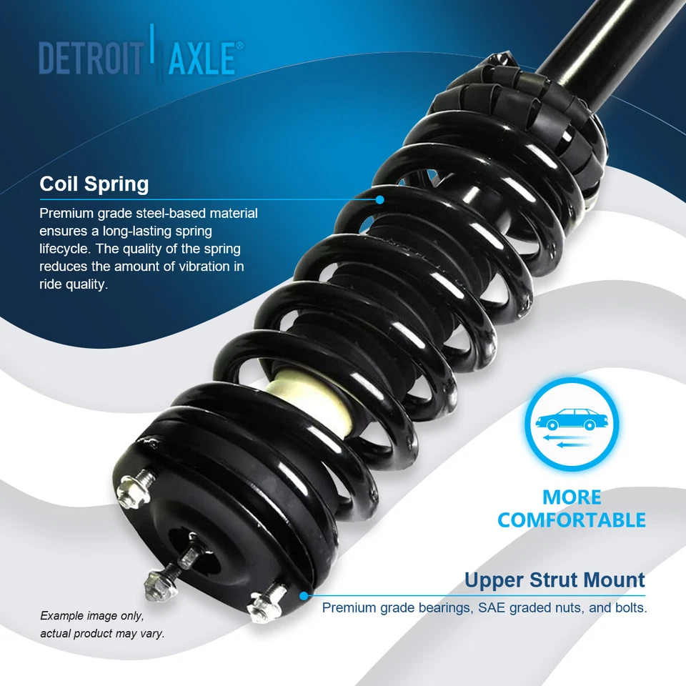 Muelle helicoidal de puntal delantero para Ford Fusion Mercury Milan Lincoln MKZ 2010 2011 2012 Foto 3 de 4