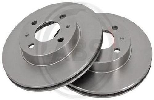 2x Original A.B.S. Brake Disc 16596 for Nissan