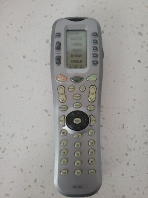 URC MX-350 10 Device Learning Universal Remote Control Used Works