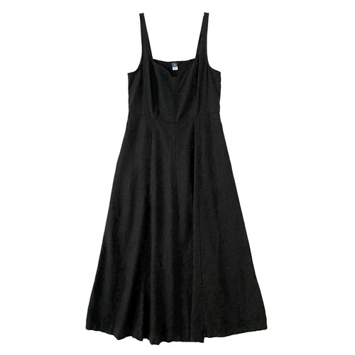 Old Navy Women's Long Maxi Dress Tall Size XL Black Sleeveless Rayon | eBay