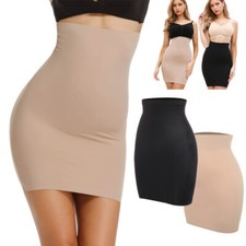 Shapewear Dress Slip Under Dress Half Slip Tummy Control Body Shaper Underskirt