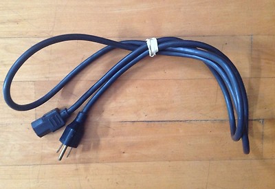 3 Prong  6 Foot Computer Power Supply Cord 18AWG IBM PN 6952301 EC D51289
