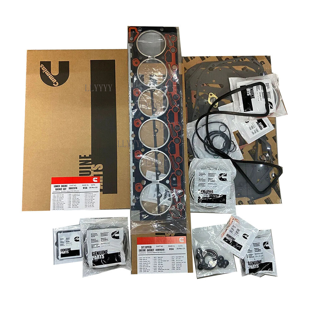 Upper+Lower Full Gasket Set Fits For 3802376 Cummins Dodge 5.9L 6BT 6B 6BTA 12V