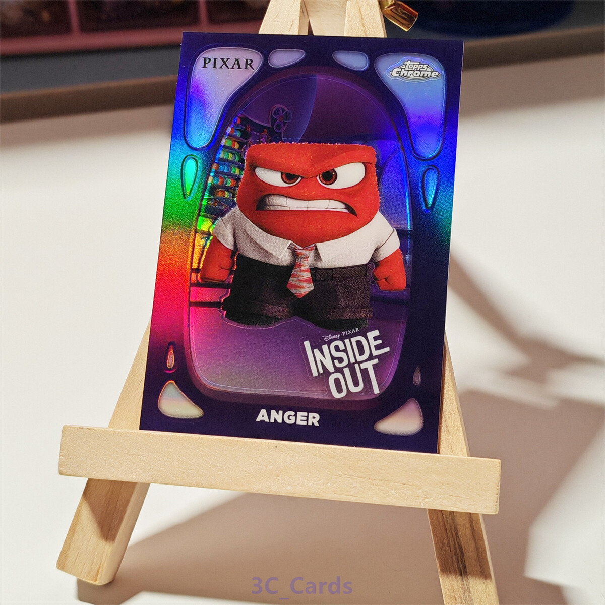 Topps Chrome Disney Inside Out コンプセット レア 2024 Topps Chrome Disney Jangles Refractor #HQ-10 Inside Out