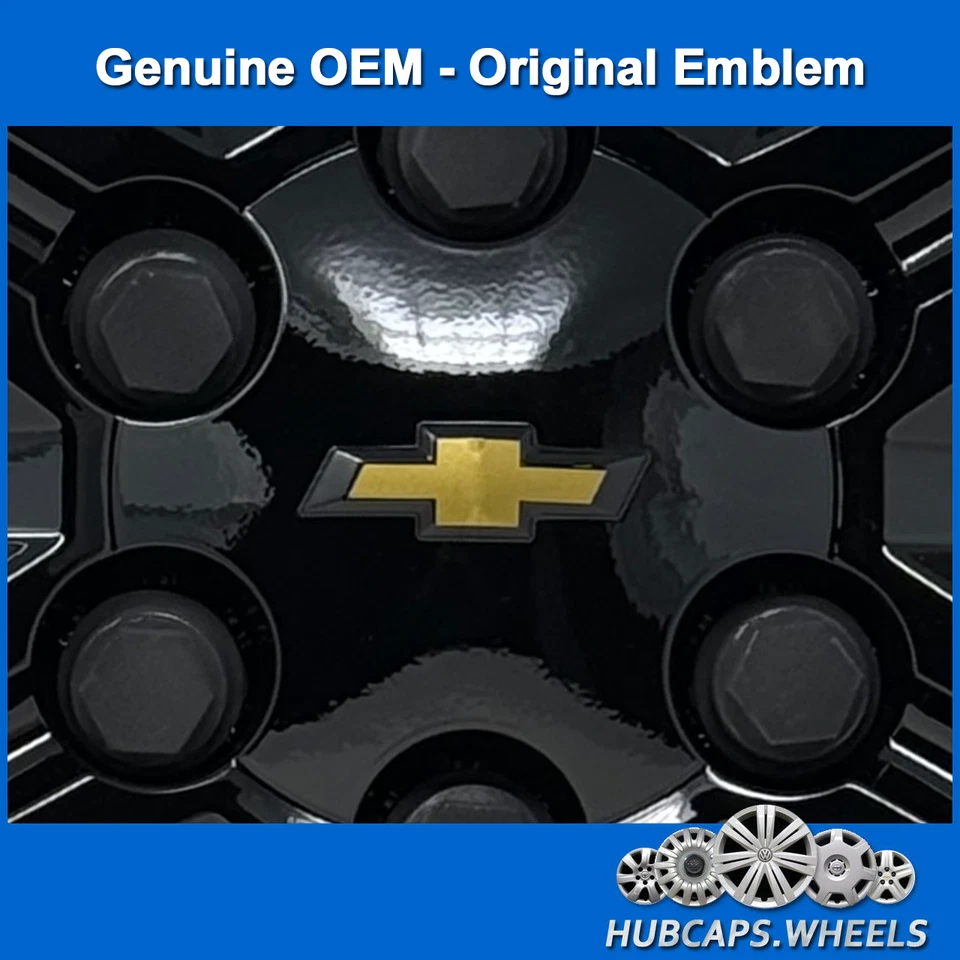 Tapacubos para Chevrolet Traverse 2009-2017 - Original OEM 17 pulgadas personalizado negro 3284 Foto 3 de 4