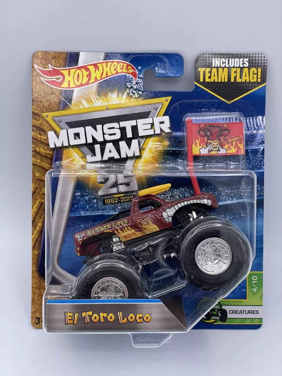 Hot Wheels Monster Jam (2017) El Toro Loco Creatures Toy Truck w