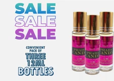 Pack Of 3 Prada Candy For Women Scent Roll On Body Oil 12ML