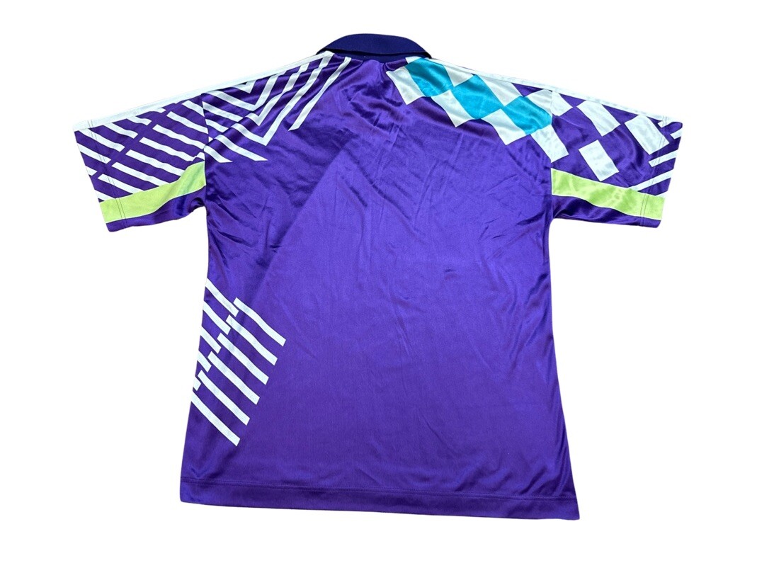 ウェア  90s Vintage Soccer Polo Jersey Vintage 90's Adidas Collard All Over Print Soccer Jersey Size