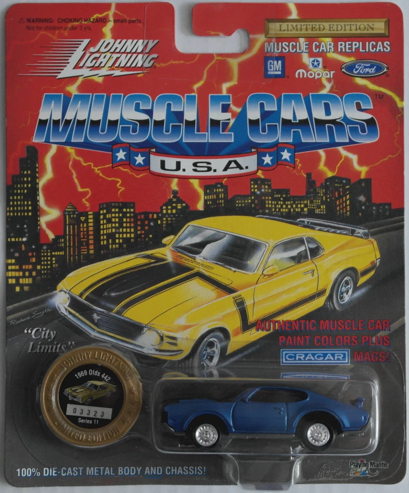 Johnny Lightning – ´69 Olds 442 blaumetallic Neu/OVP - Bild 1 von 1